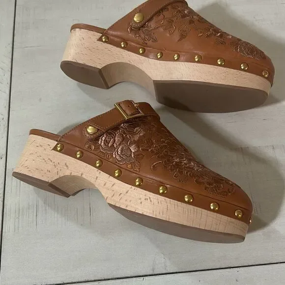 Johnny Was Embroidered Mules NEW - Picture 6 of 11